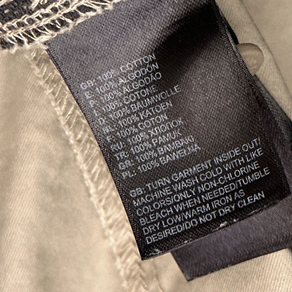 The North Face Hiking Pants Mens Large‎ (35x31) Beige Lightweight 100% Cotton
